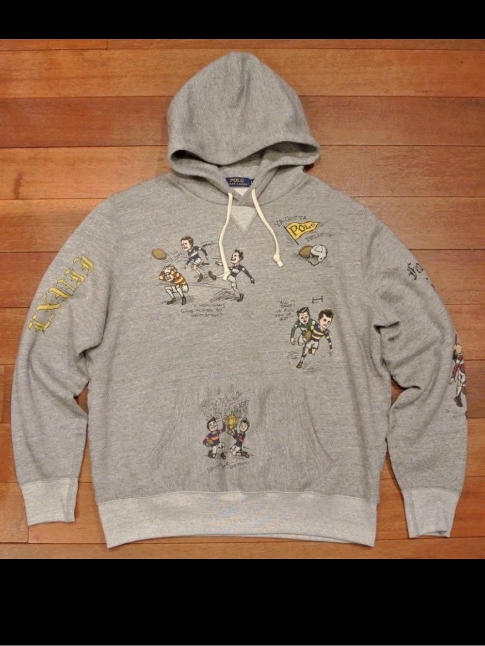 Polo Ralph Lauren St. Andrews Rugby Mens Pullover Hoodie Size Large $228